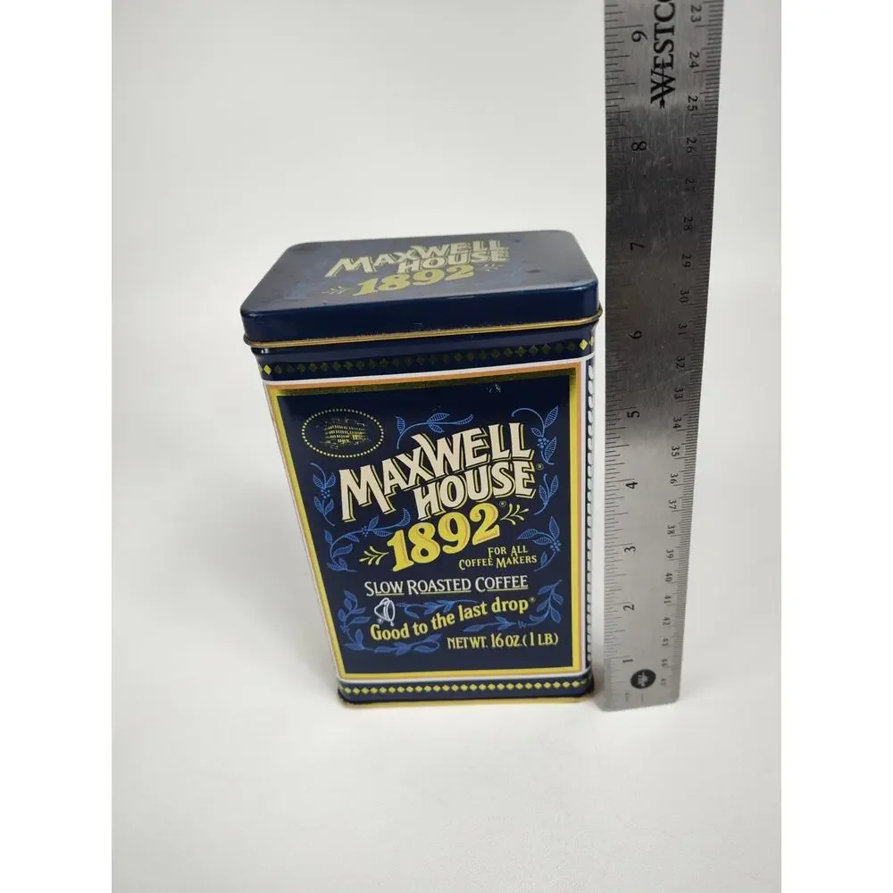 Vintage Maxwell House‎ Coffee Tin - 1892 100 Year Anniversary